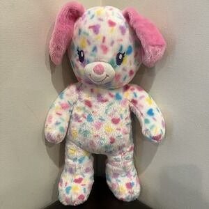 Build a Bear 2018 Shopkins White w/Top Candy Paws Puppy Dog Plush 16-19" W/ Ears